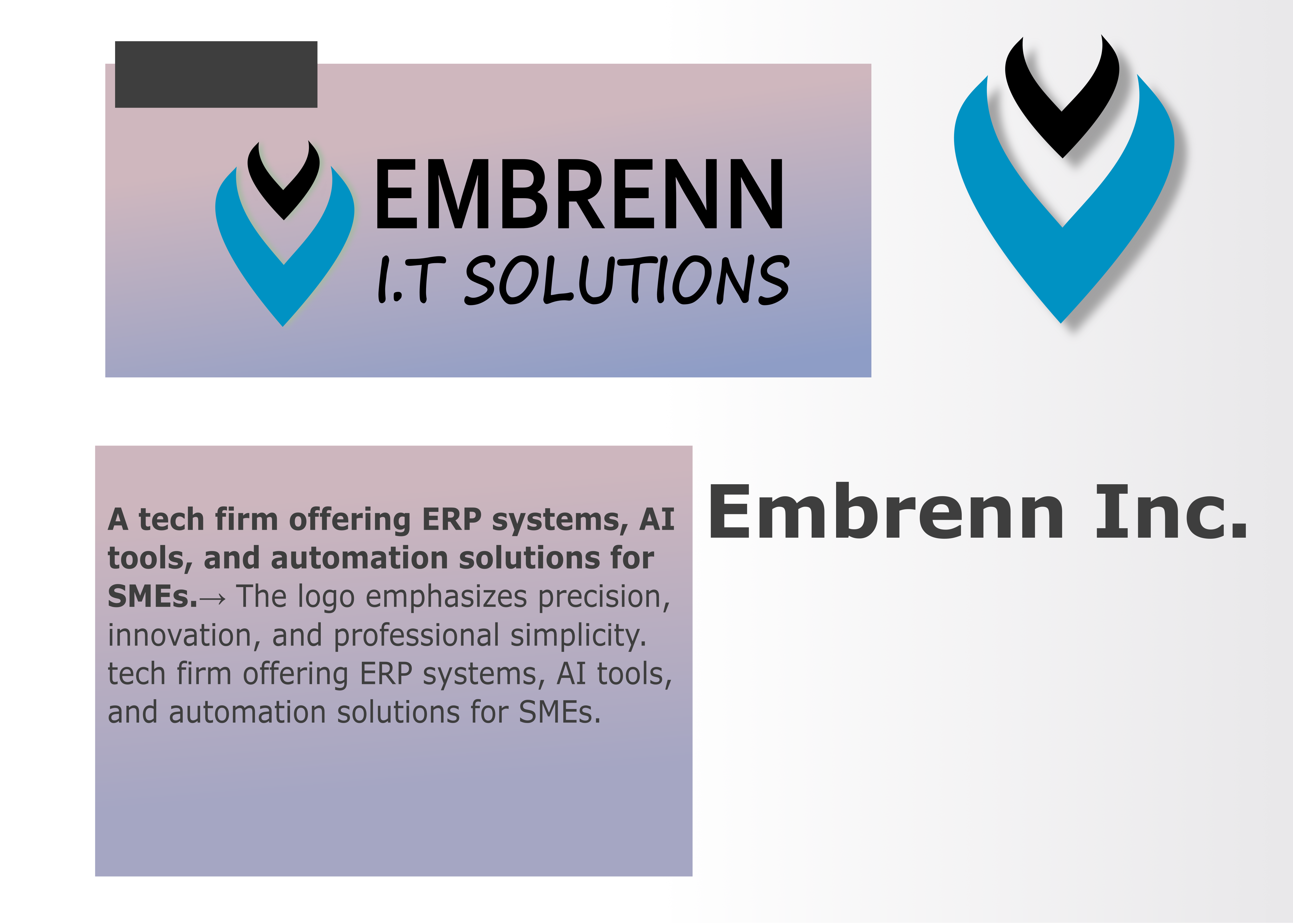 Embrenn I.T Solutions — Logo Design thumbnail